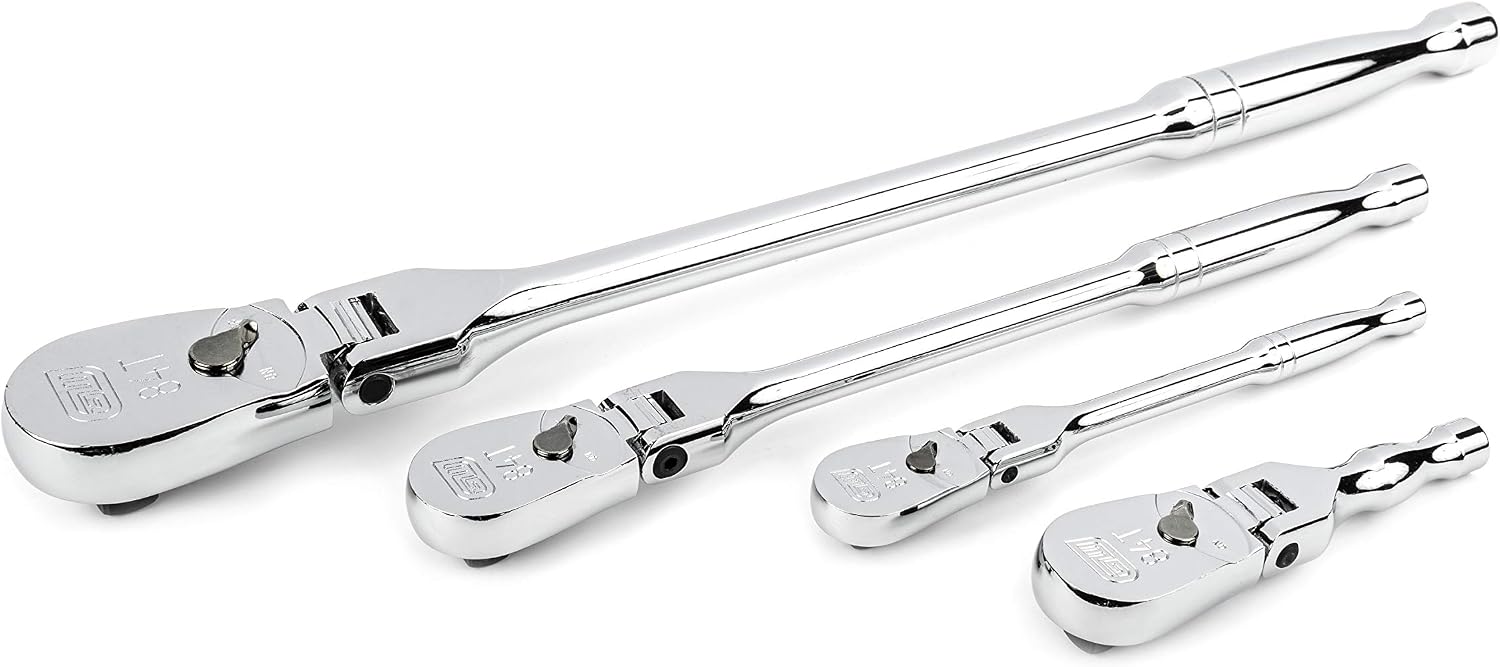 GEARWRENCH 4 Pc. Flex Handle RATCHET SET, 84T - 81230A-07