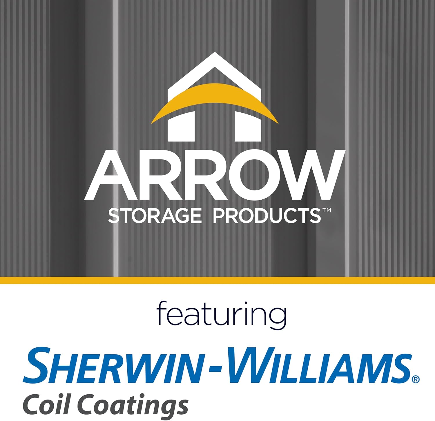 Arrow Sheds 6' x 6' Outdoor Steel Storage Shed, Grey
