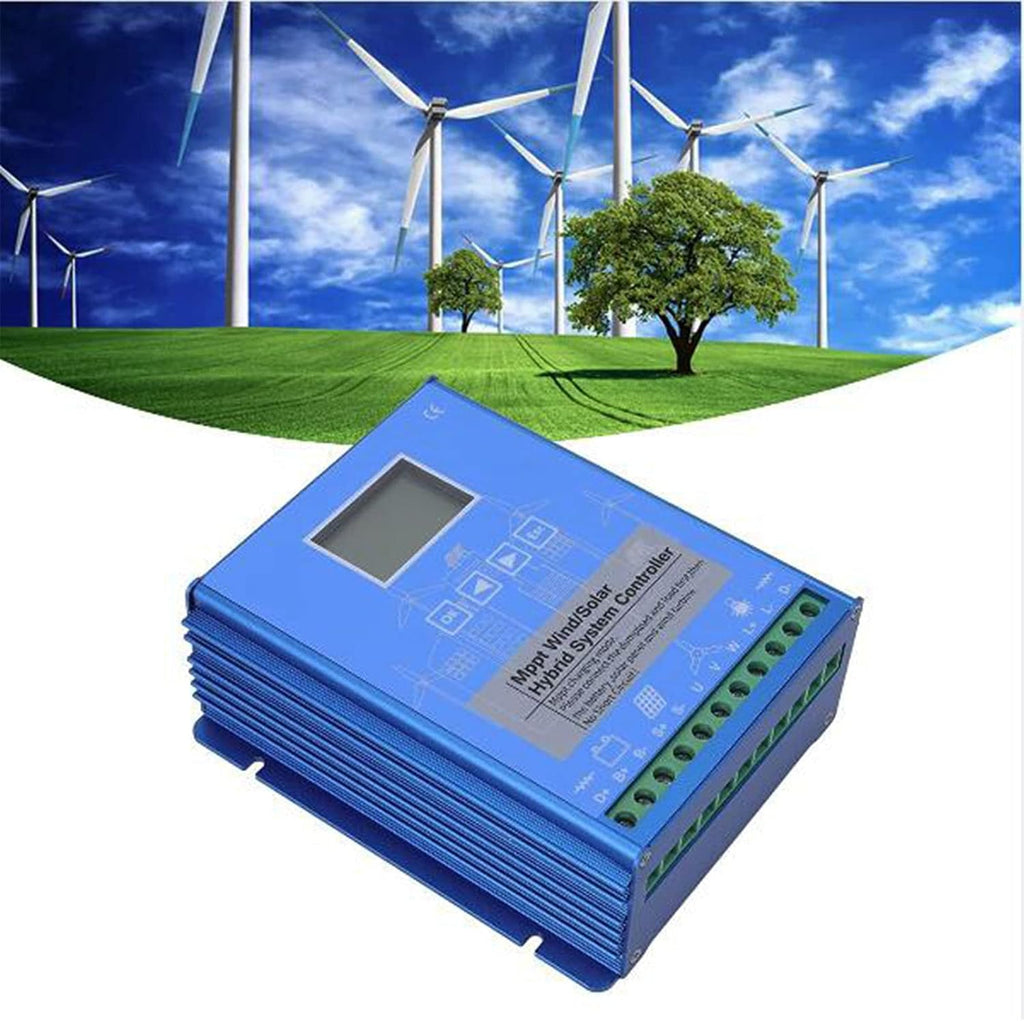 Hybrid Charge Controller 6000W 12V/24V/48V Wind Solar Hybrid Controller with Dump Load Resistor, for 3000W Wind Turbine Generator 3000W Solar Controller