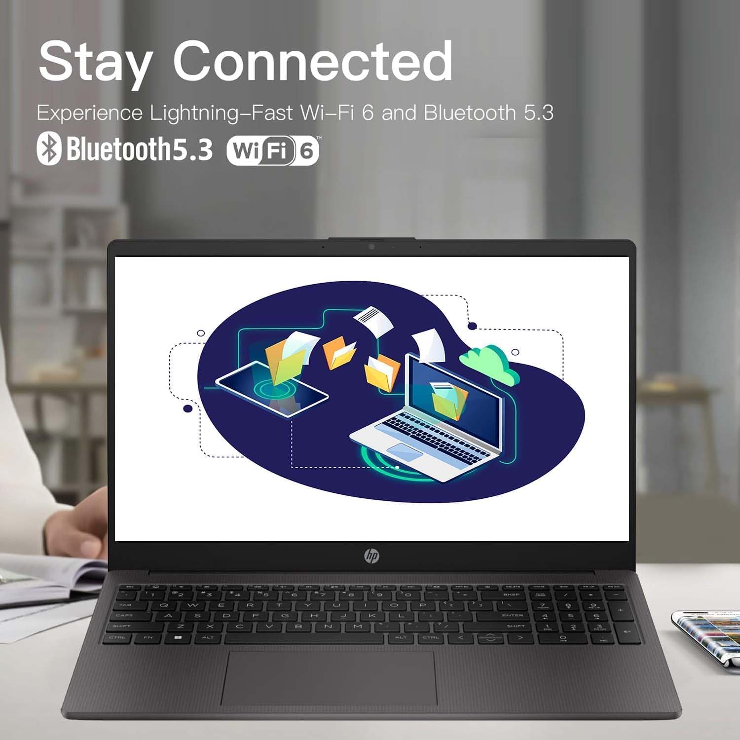 HP 15.6' FHD WorkBook Business Laptop • 16GB RAM • 512GB SSD • AMD Performance CPU • Windows 11 Pro + Copilot AI • Wi-Fi 6 & RJ-45 • All-Day Battery – Built for Work & Productivity