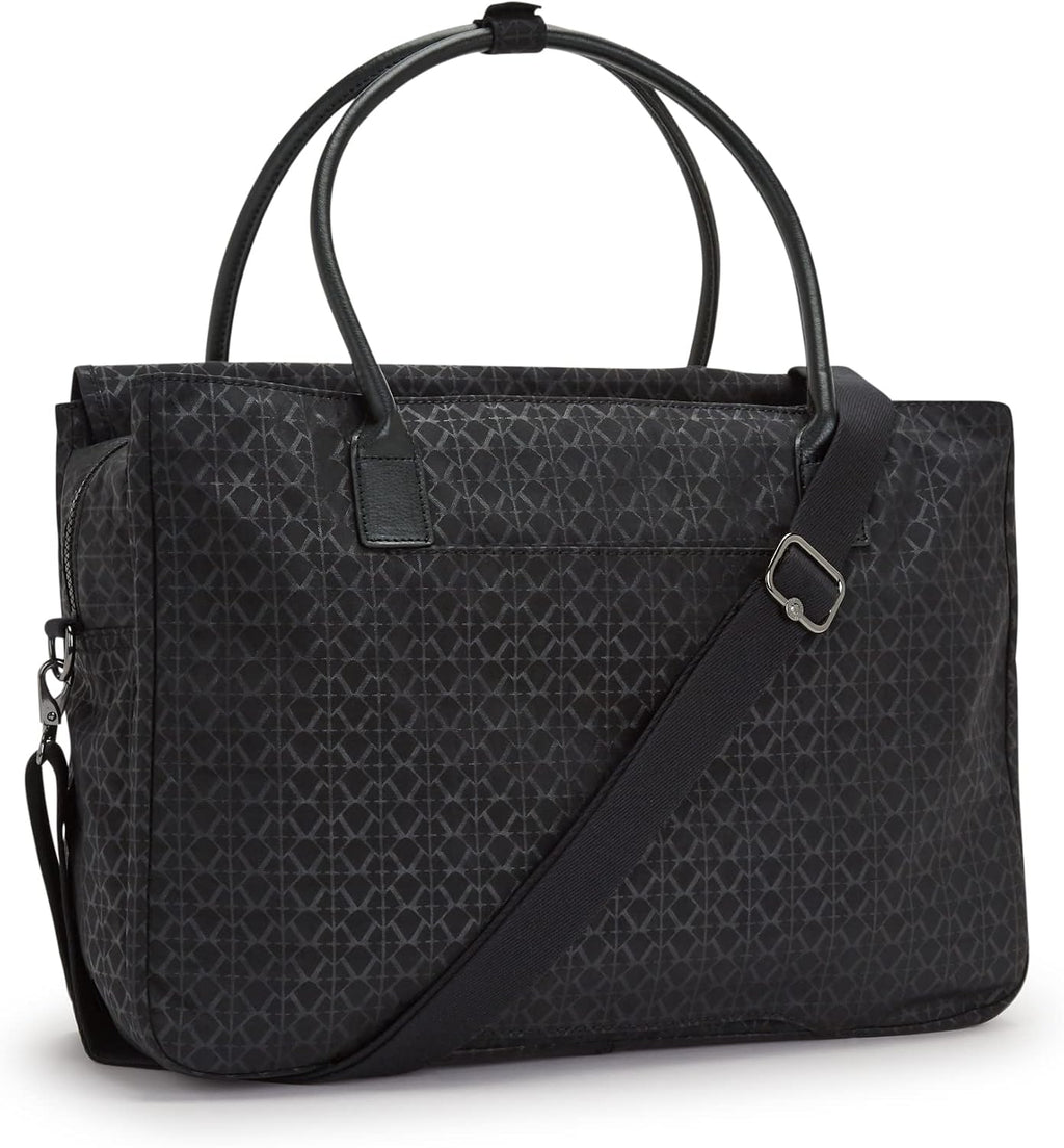 Kipling Women's Superworker Laptop Tote Bag, Lightweight Commuter Tote, Nylon Tote Bag