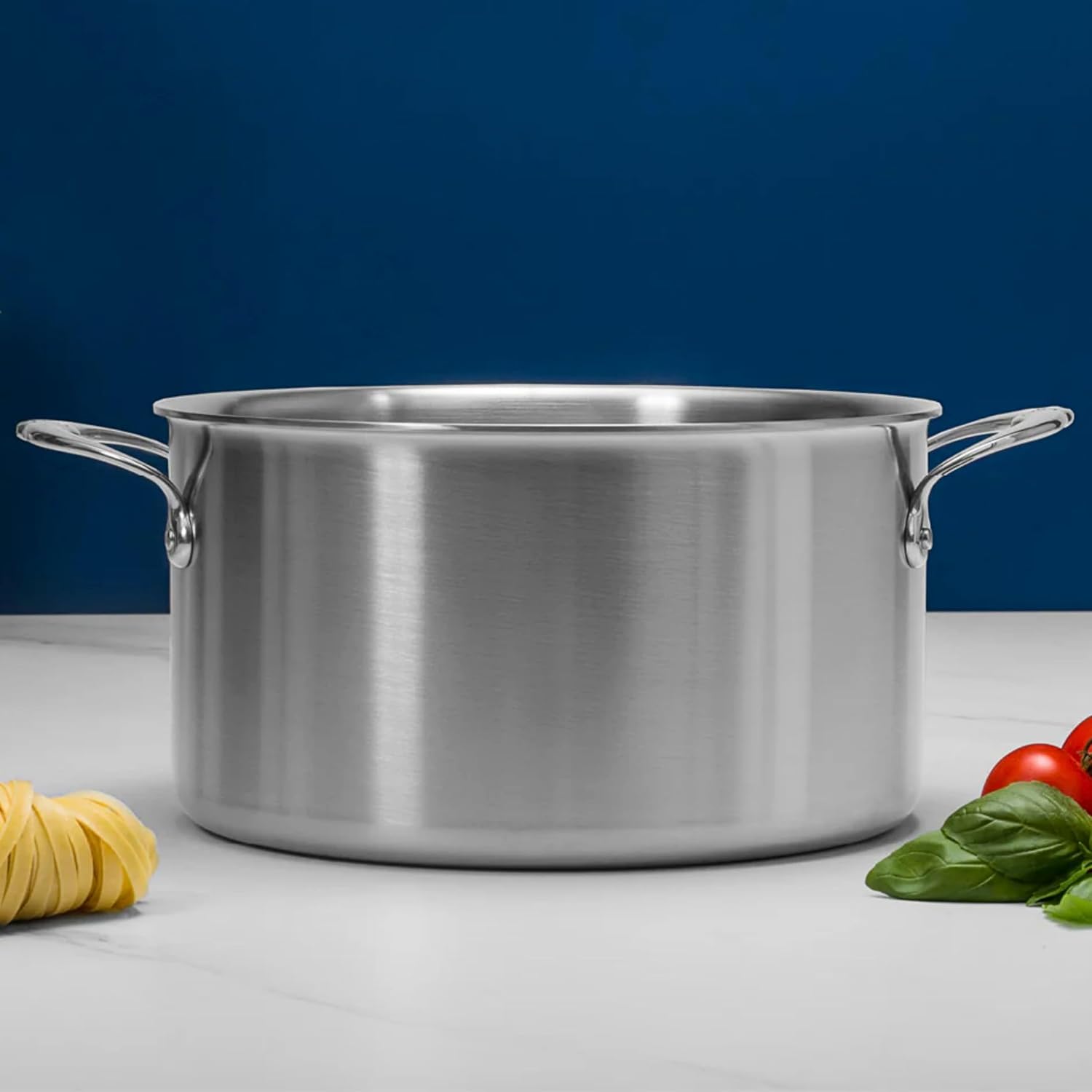 Thomas Keller Insignia by Hestan - Stainless Steel 12 Quart Stock Pot, Induction Cooktop Compatible
