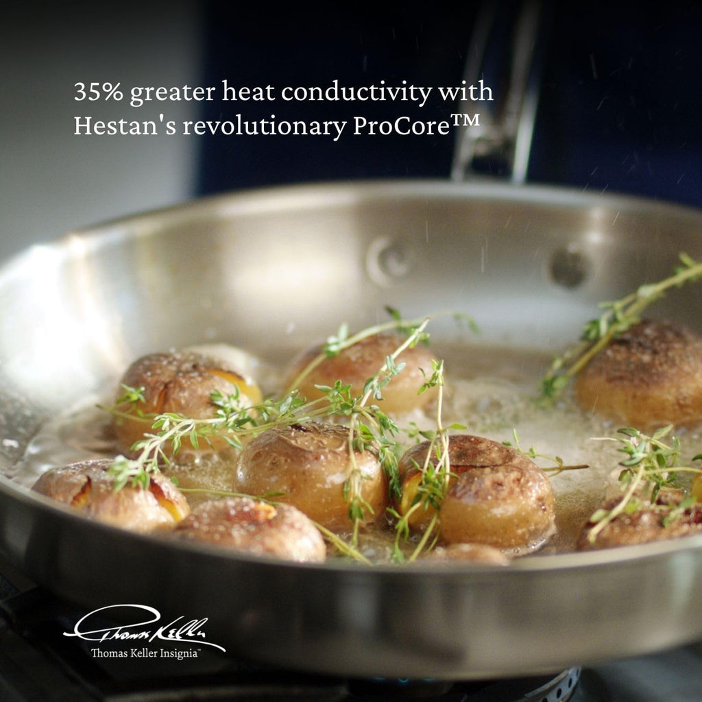 Thomas Keller Insignia by Hestan - Stainless Steel 11 Piece Cookware Set, Induction Cooktop Compatible