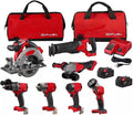 Hammer Drill/Driver/Impact Driver/7Tool Cordless Lithium-Ion Combo Kit, 3697-27 for Milwaukee M18 Fuel 18V Lithium-Ion Cordless Brushless 7-Tool Combo Kit