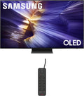 Samsung 48-Inch Class OLED S90F 4K Smart TV NQ4 AI Gen3 Processor, 4K AI Upscaling Pro, OLED HDR + Bundle with an AudioQuest G8 8-Outlet USB-A/USB-C AC Power Surge Protector (2025)