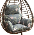 Swing Egg Chair Cushion,New Thickened Hanging Egg Chair Cushion,Large Soft Seat Cushion Washable Rocking Chair Cushion for Indoor Bedroom Garden Backyard,Easy to Clean (Color : C)