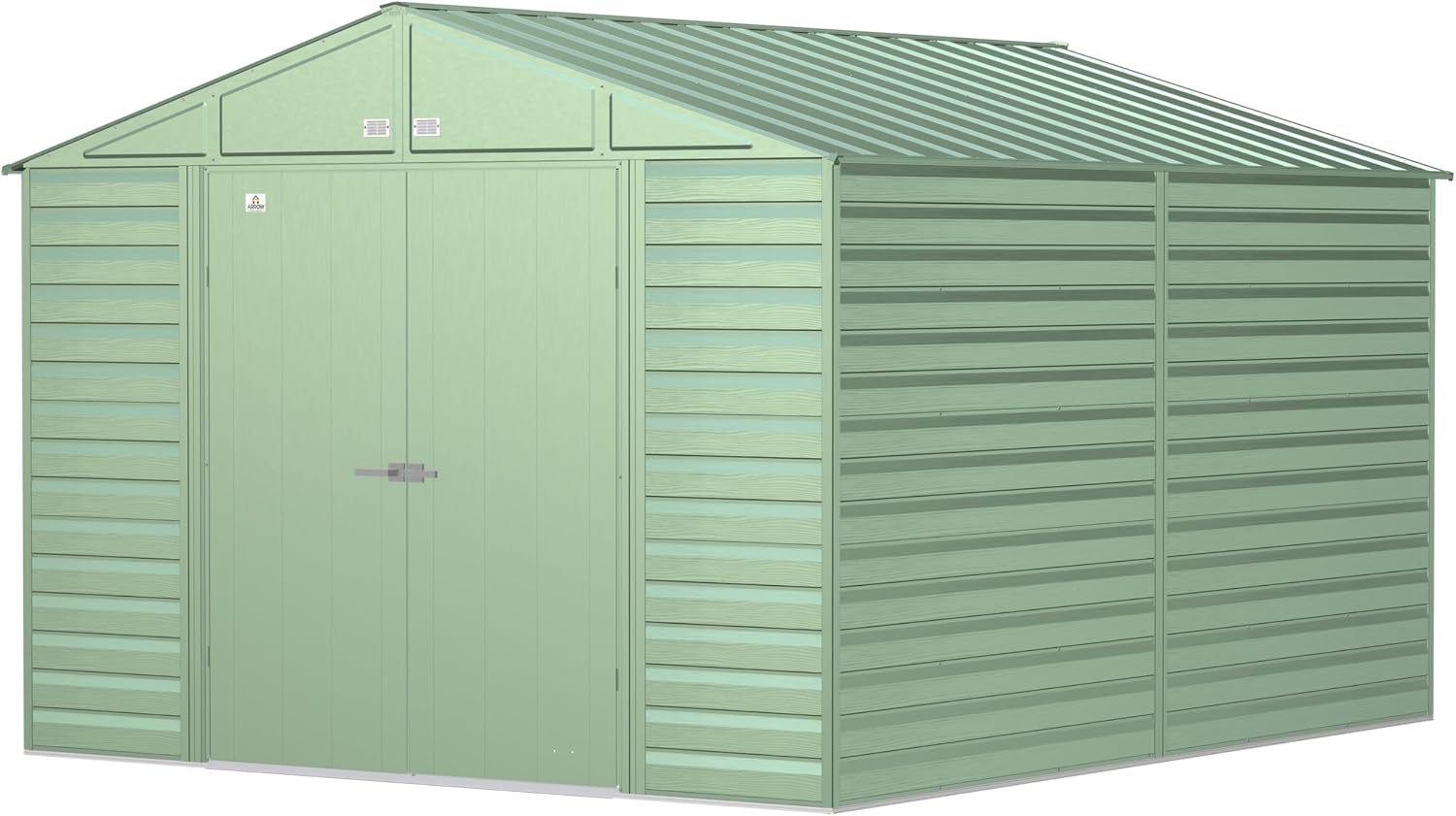 Arrow Sheds 10' x 12' Outdoor Steel Storage Shed, Green
