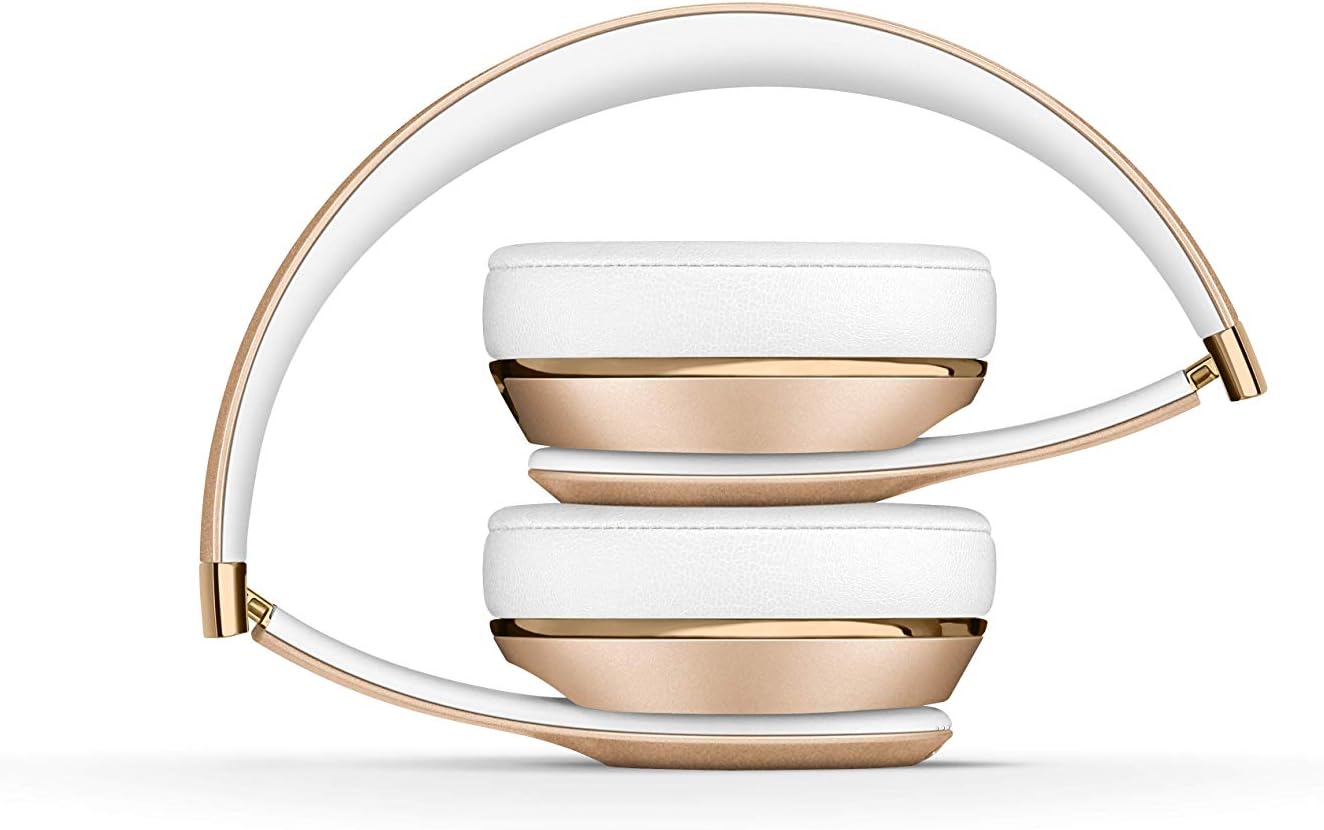 Beats Solo3 Wireless On-Ear Headphones - Apple W1 Headphone Chip, Class 1 Bluetooth, 40 Hours of Listening Time - Gold (Previous Model)