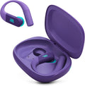 JBL Endurance Peak 4 - True Wireless Noise Cancelling Sport Earbuds, Up to 48Hrs Total Playback, Water & dust Proof (IP68), Secure fit with TwistLock™ Design, & 6 mics for Perfect Calls (Purple/Teal)