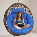Hammock Chair Cushion, Oversized Papasan Rocking Chair Cushion, Thickened Hanging Basket Seat Cushion, Patio Egg Swing Chair Cushion for Porch, Gargen, Lawn