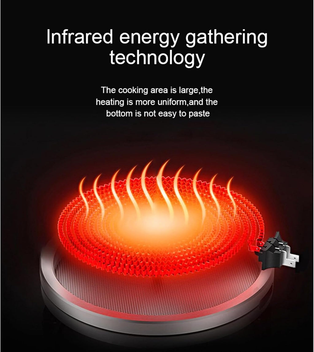 3500W Portable Induction Cooktop Timer Temperature Control Induction Cooktop Intelligent Touch Control Heating Plate for Kitchen Cooking