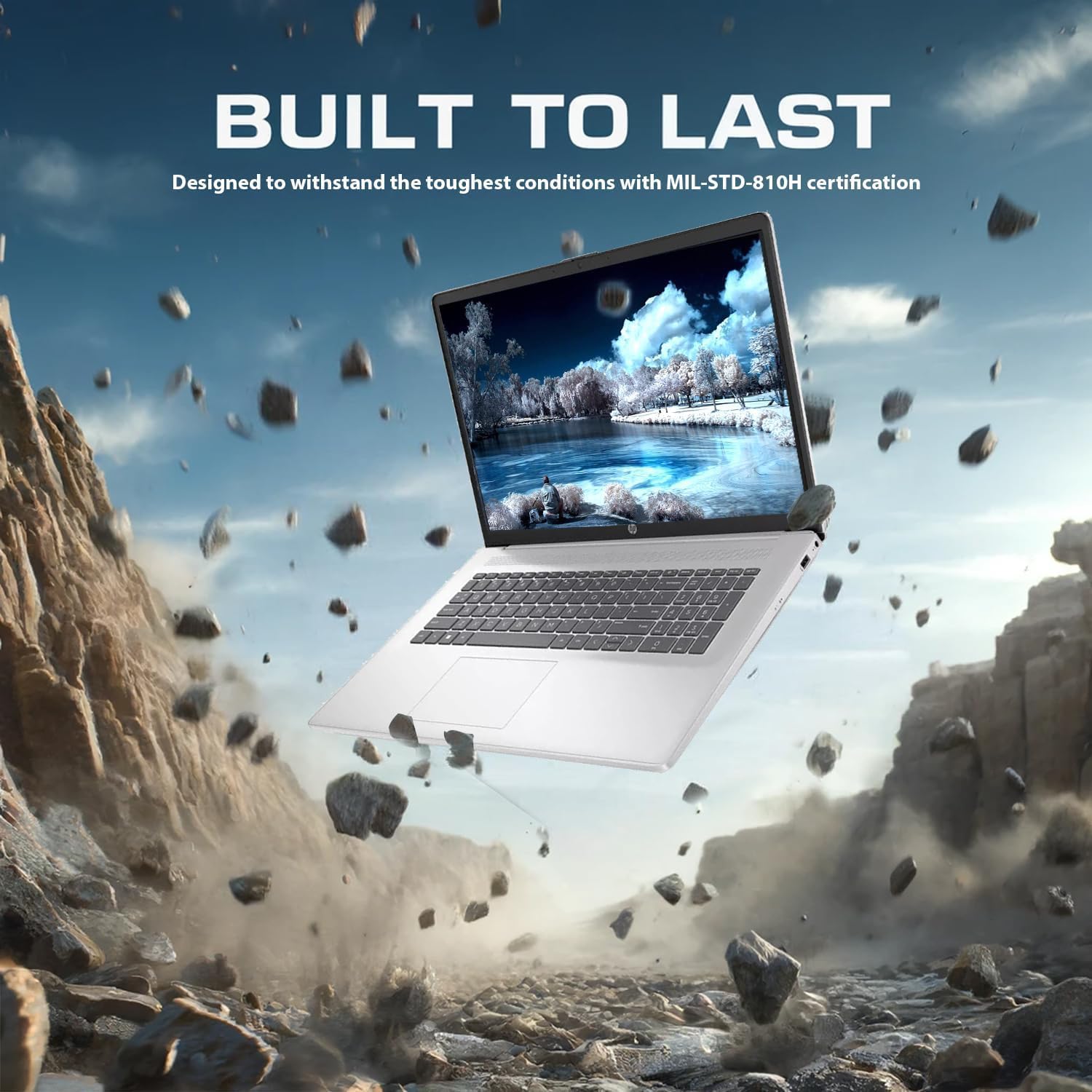 HP 17.3 inch Laptop with Lifetime Office 365 for The Web, Intel 13th 8 Cores i3 CPU (Beat 11th i5), 16GB RAM, 256GB PCIe SSD Storage, 10 Key Number Pad, Windows 11, No Mouse