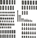 CRAFTSMAN Mechanic Tool Set, Impact Socket Set, SAE/Metric, 1/4' 3/8' and 1/2' Drive, 130-piece Master Set (CMMT17901)