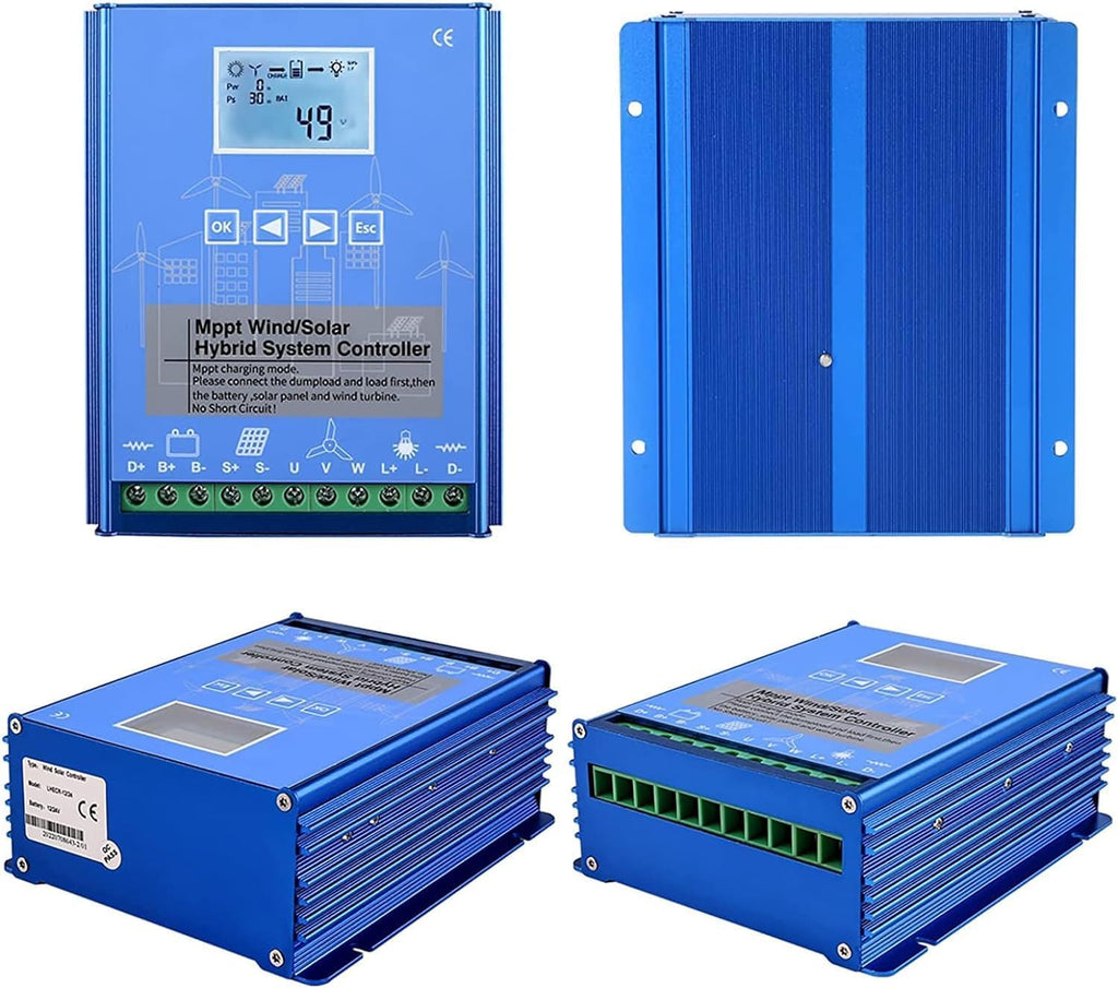 5000W Wind Solar Hybrid Charge Controller with Dump Load, for max 4000W Wind Turbine Generator 3000W Solar Panel