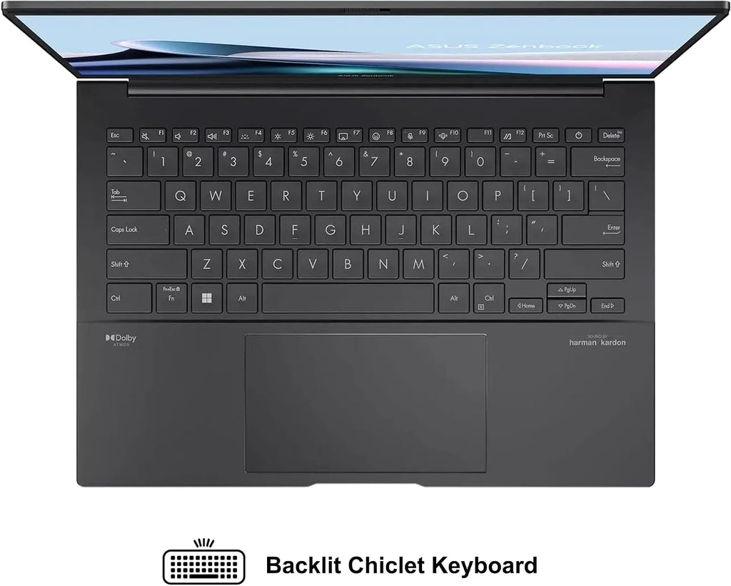 ASUS Zenbook 14 Laptop 14' WUXGA OLED Touch (500nits HDR, 100% DCI-P3) Intel 16-core Ultra 7 255H (>Ultra 9 185H) 16GB RAM 1TB SSD Backlit for Designer Business Professional Win11 ICP Hub