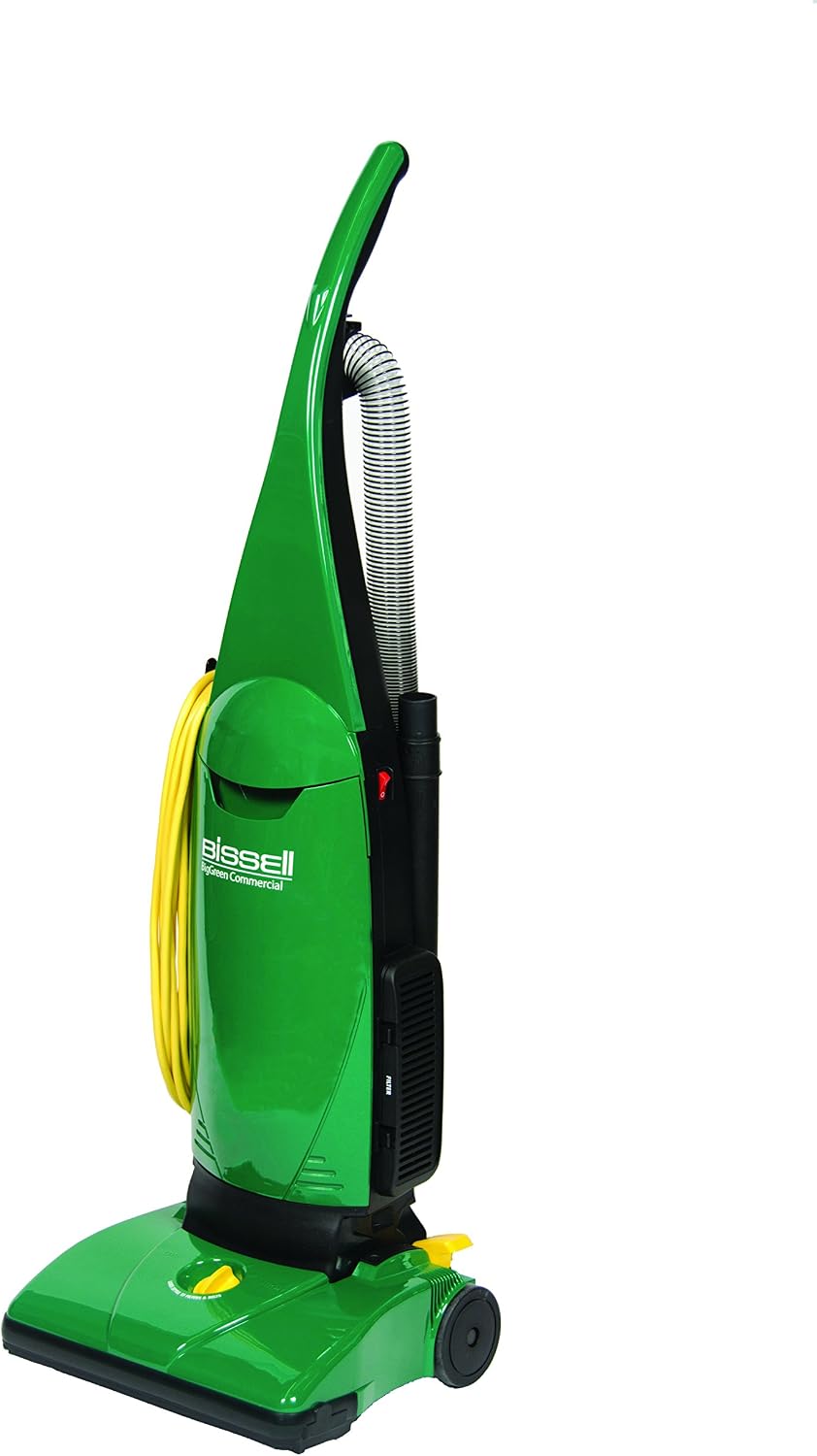 BISSELL BigGreen Commercial PowerForce Bagged Lightweight, Upright, Industrial, Vacuum Cleaner, BGU1451T