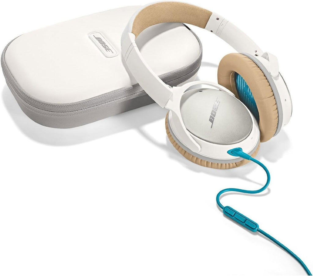 Bose QuietComfort 25 Acoustic Noise Cancelling Headphones (Apple Devices, White)