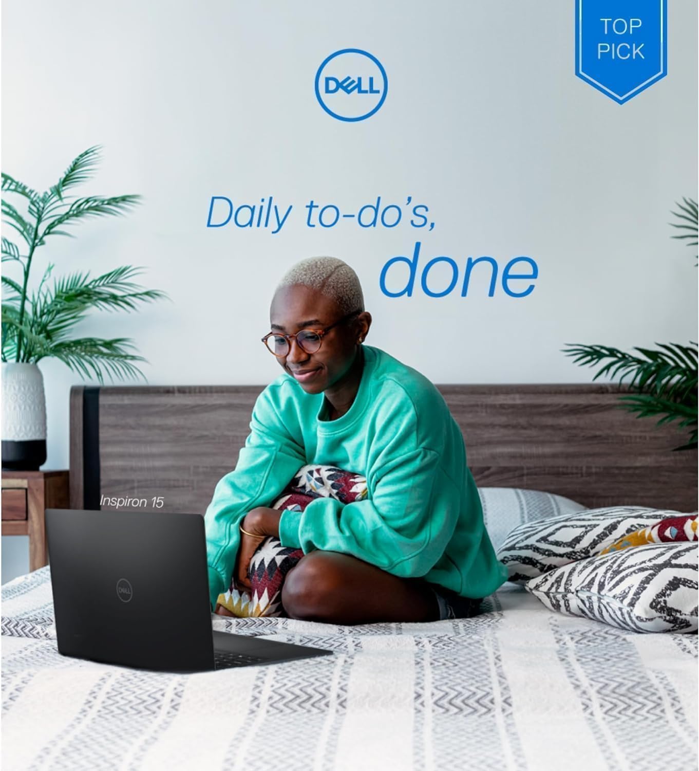 Dell Inspiron 15.6' 2K Touchscreen Business Laptop, 13th Gen Intel Core i5 (Beat i7-1250U), 12GB RAM, 768GB Storage (256GB PCIe SSD + 512GB External), Windows 11, w/WOWPC Bundle