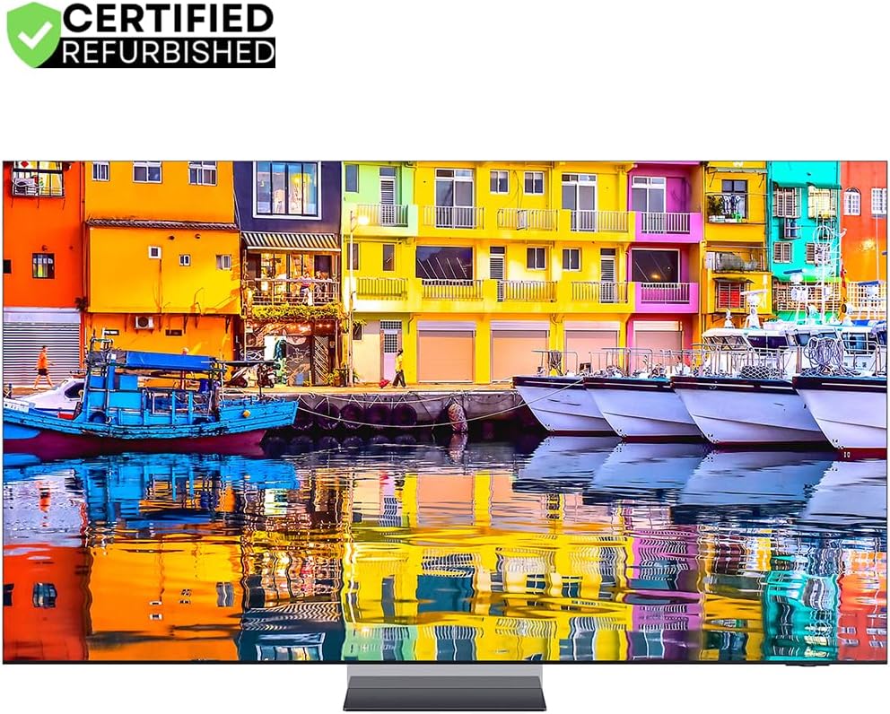 Samsung (Refurbished QN65QN900DFXZA 65 Inch Neo QLED 8K Smart TV 2024 2024 Bundle with 2 YR CPS Enhanced Protection Pack (Renewed)