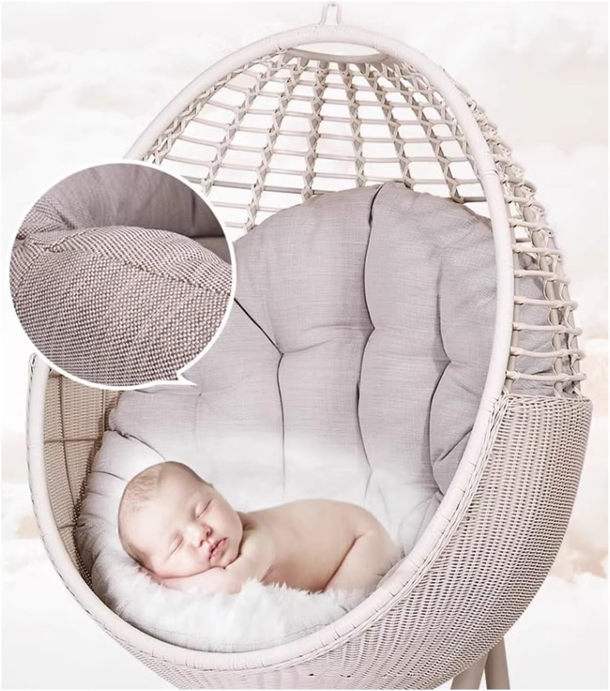 Wicker Chairs Outdoor Swings Indoor and Outdoor Bird's Nest Balcony Hanging Chairs Household Rocking Chairs Patio Chair