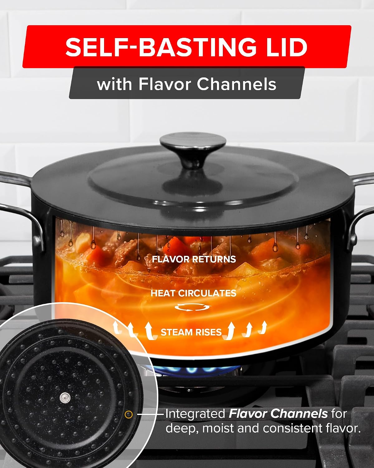 Nuwave Lux 13-Piece Premium Cookware Collection, Next-Generation G11 Duralon Blue Ceramic Nonstick, Ultra Durable, PFAS-Free, Lightweight & Works on All Cooktops
