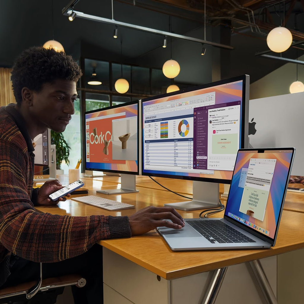Apple 2025 MacBook Air 15-inch Laptop with M4 chip: Built for Apple Intelligence, 15.3-inch Liquid Retina Display, 24GB Unified Memory, 512GB SSD Storage, 12MP Center Stage Camera, Touch ID; Silver