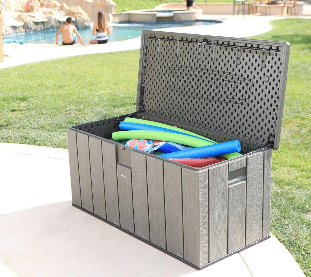 LIFETIME Outdoor Storage Box, 150 Gallon