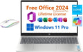 HP 15.6' Business Student Laptop, Free Microsoft Office 2024 Lifetime License, Copilot AI Chat, FHD Non-Touch, Intel 8-Core i3-N305 3.8 GHz, 8GB RAM, 256GB SSD, Long Battery Life, Windows 11 Pro