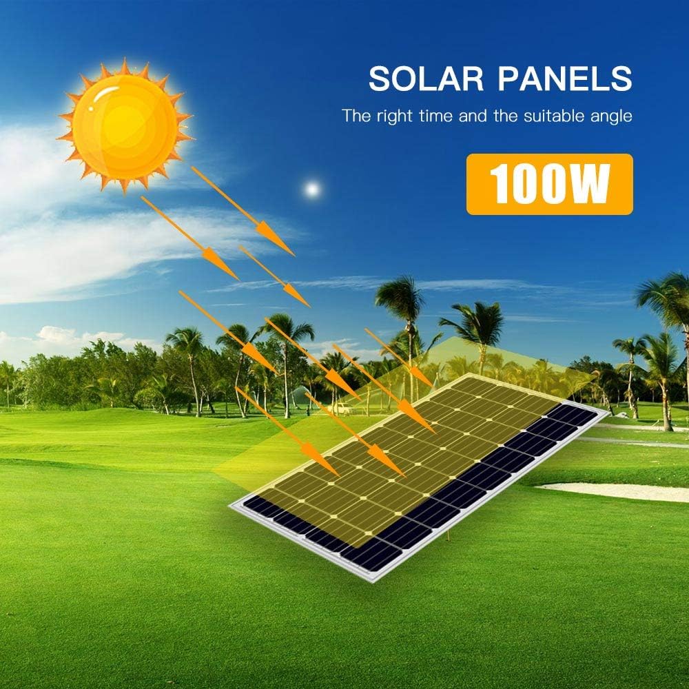 800 Watts Wind Solar Powered System: 4 pcs 100W Monocrystalline Solar Panel + 1000W Pure Since Wave Inverter(Peak 2000W)+Accessories
