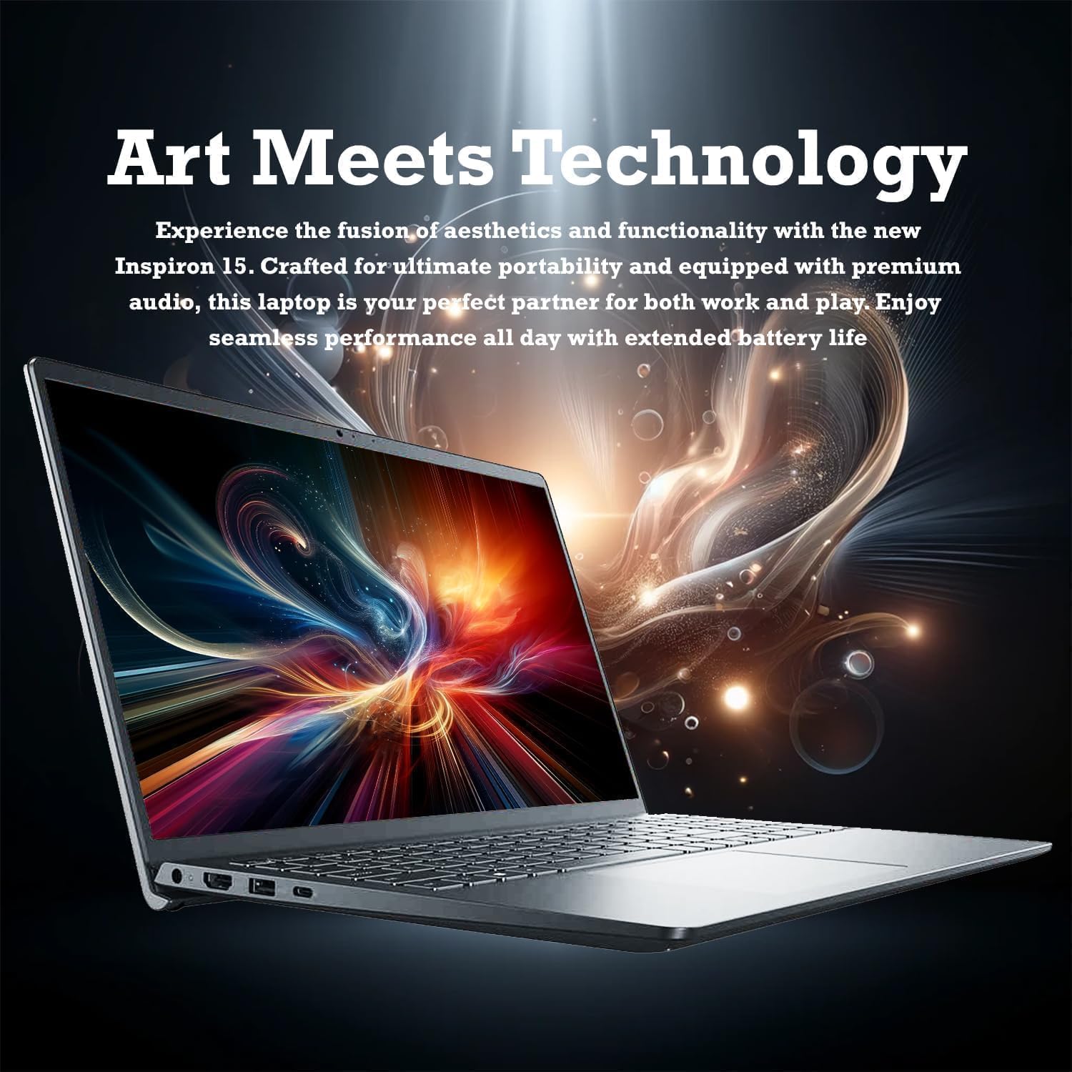 Dell Inspiron 15.6' 2K Touchscreen Business Laptop, 13th Gen Intel Core i5 (Beat i7-1250U), 12GB RAM, 768GB Storage (256GB PCIe SSD + 512GB External), Windows 11, w/WOWPC Bundle