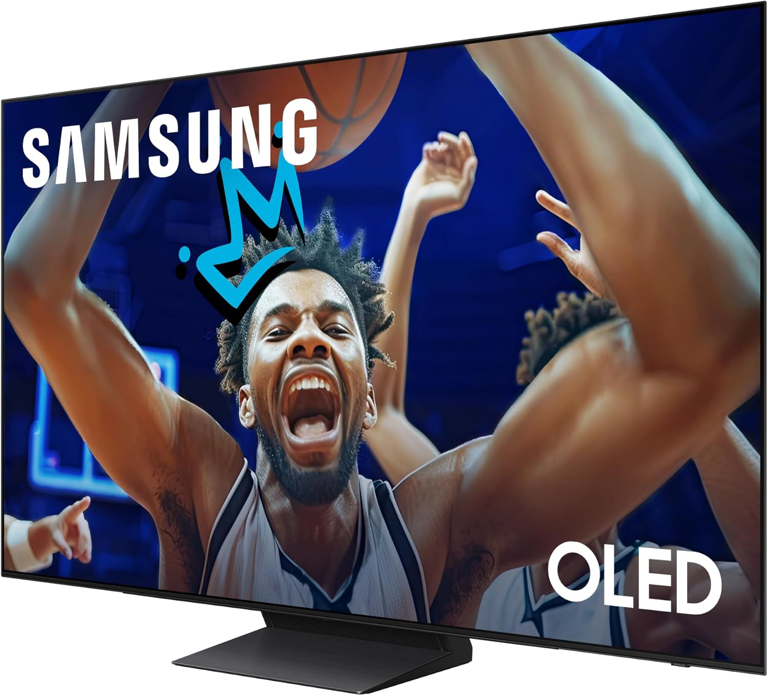 Samsung QN77S90DAFXZA 77 Inch 4K OLED Smart TV with Dolby Atmos with a Walts TV Large/Extra Large Full Motion Mount for 43-90 Inch Compatible TV's and Walts HDTV Screen Cleaner Kit (2024)