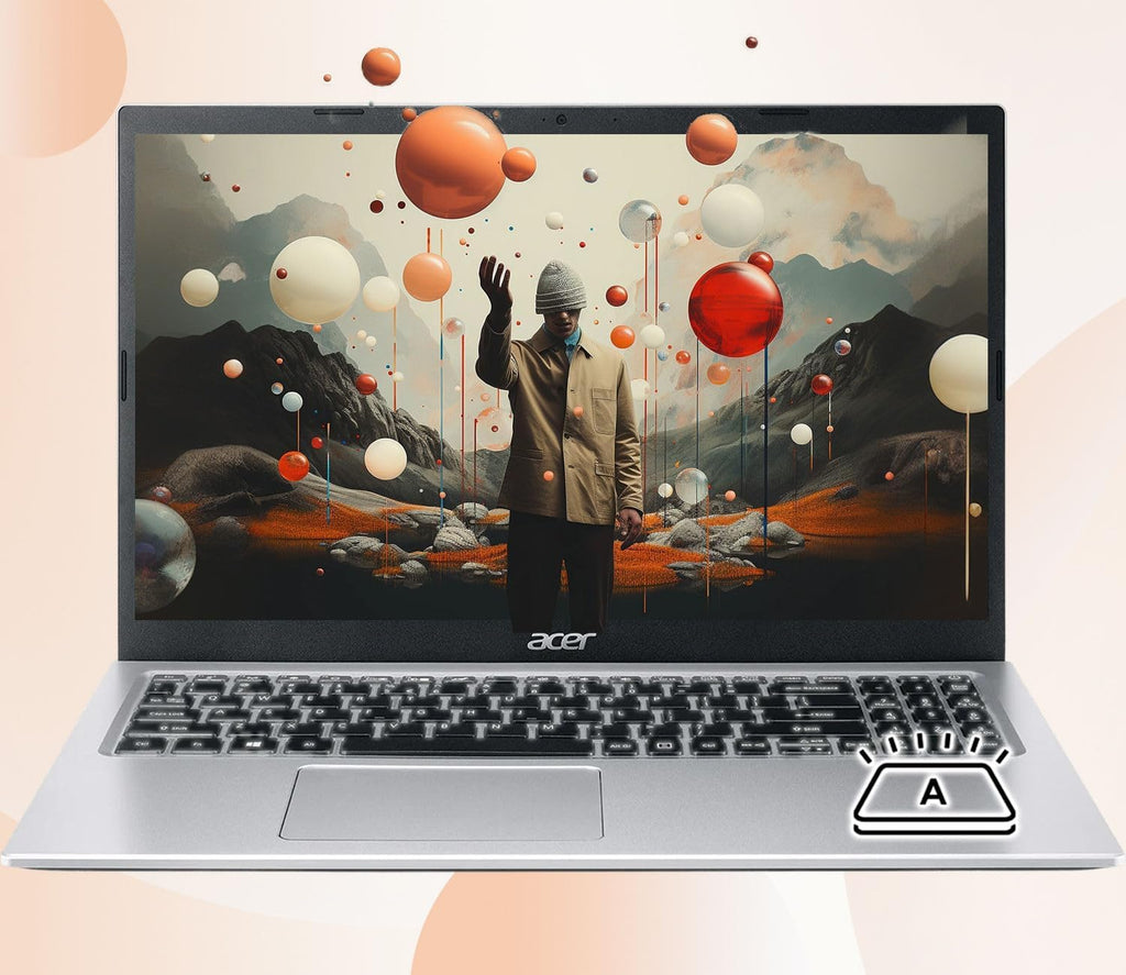 acer Aspire 3 Premium Laptop with Backlit Keyboard | AMD Ryzen 5 7530U CPU | 15.6 FHD IPS Display | 16GB RAM | 1TB PCIe SSD | Wi-Fi 6 | Sleek & Portable | Type-C | Windows 11 Pro