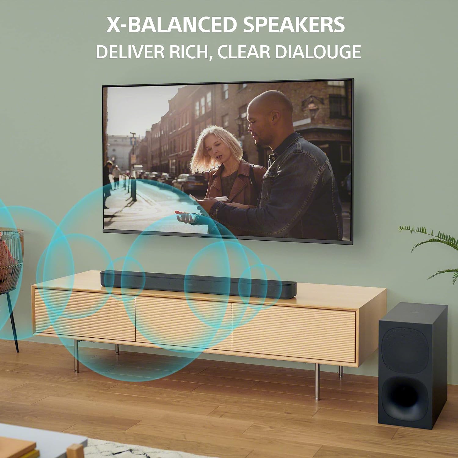 Sony 50 Inch 4K Ultra HD TV BRAVIA 3 LED Smart Google TV HT-S400 2.1ch Soundbar with Powerful Wireless subwoofer