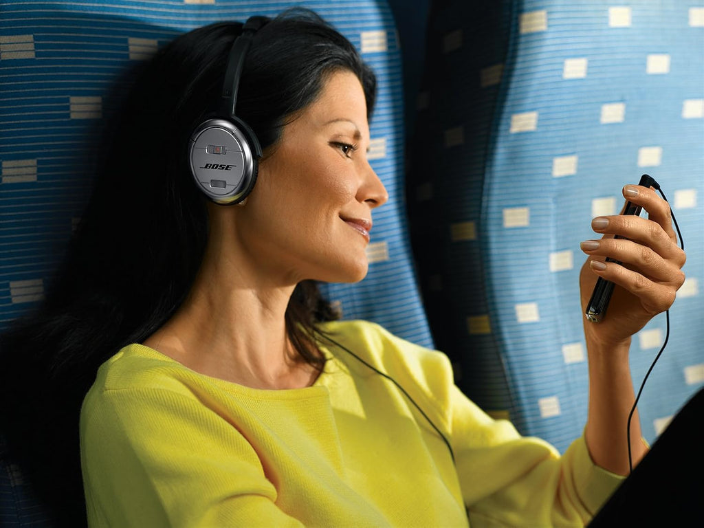 Bose QuietComfort 3 Acoustic Noise Cancelling Headphones, Black (Renewed)