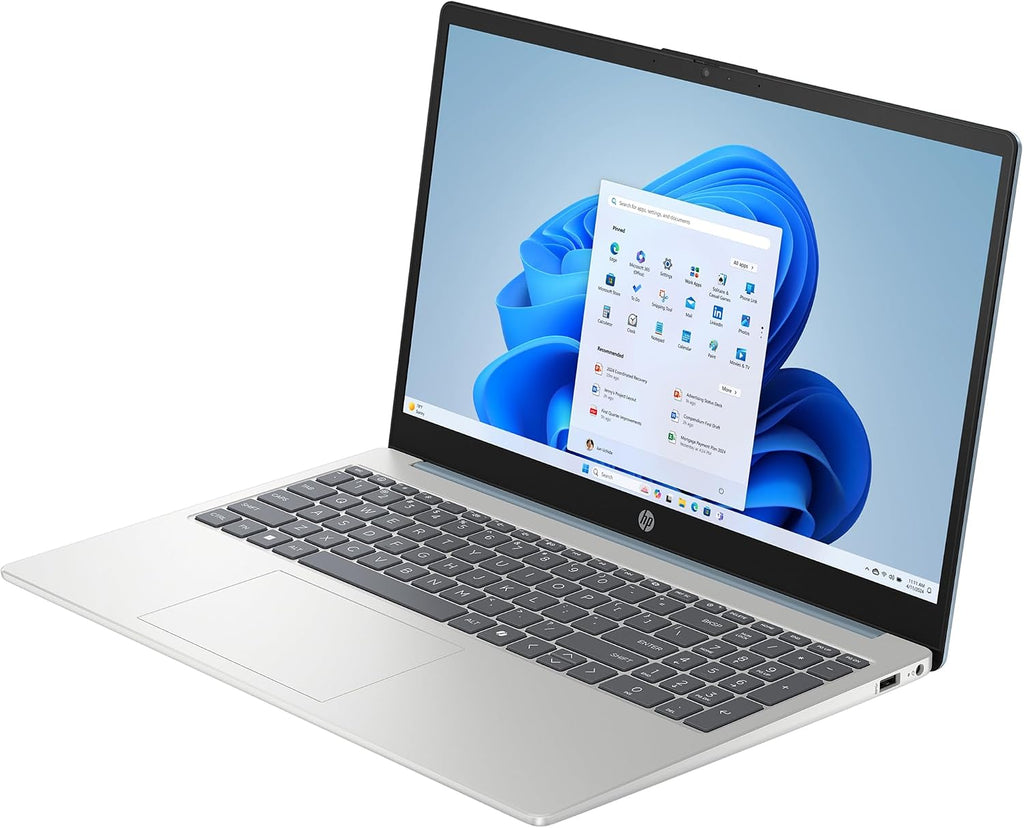HP 2025 Laptop | 15-fd000 | 15.6' 1920x1080 Touch IPS | Intel-8 Core i3-N305 | Intel UHD Graphics | 8GB DDR4 | 256GB SSD | Windows 11 Home | Wi-Fi 6 - Bluetooth 5.3-720p HD Camera - Moonlight Blue