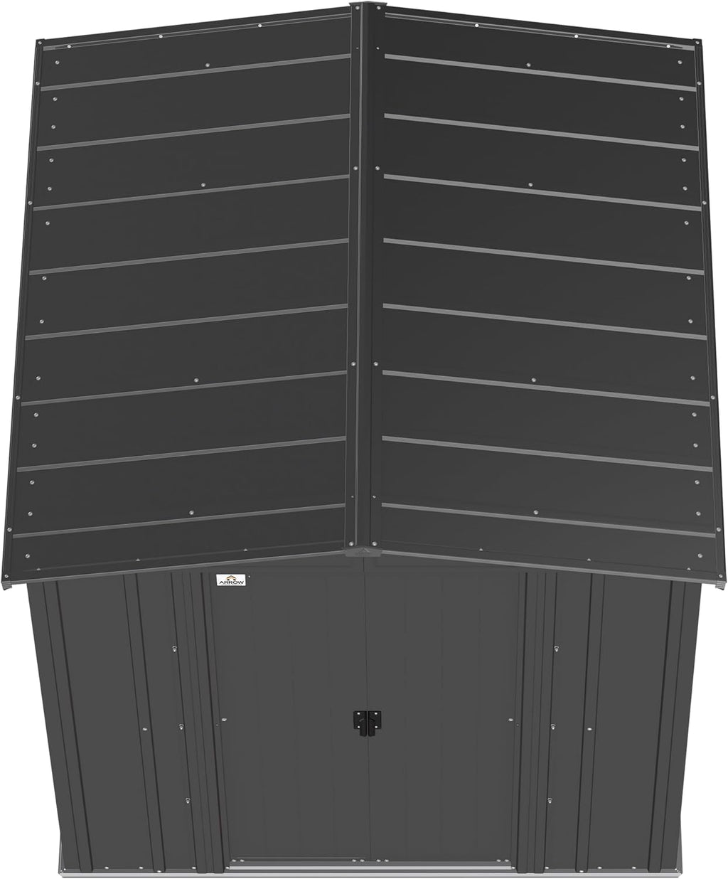 Arrow Sheds 6' x 6' Outdoor Steel Storage Shed, Grey