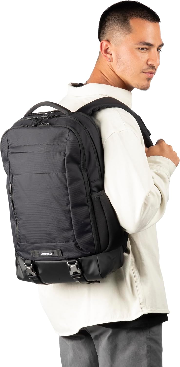 Timbuk2 Authority Laptop Backpack Deluxe, Eco Black Deluxe