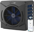 MICOE 18000 BTU Pool Heater for Above Ground Pools, Swimming Pool Heat Pump, Heating and Cooling, Smart App Control，Titanium Heat Exchanger, Ultra Quiet 50dB, 110V