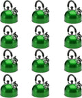 Stainless Steel Stovetop Whistling Tea Kettle 3 Liter (3-Quart) Classic Teapot with Ergonomic Handle, Works on Induction Cooktops-Olive Green, Pack of 12