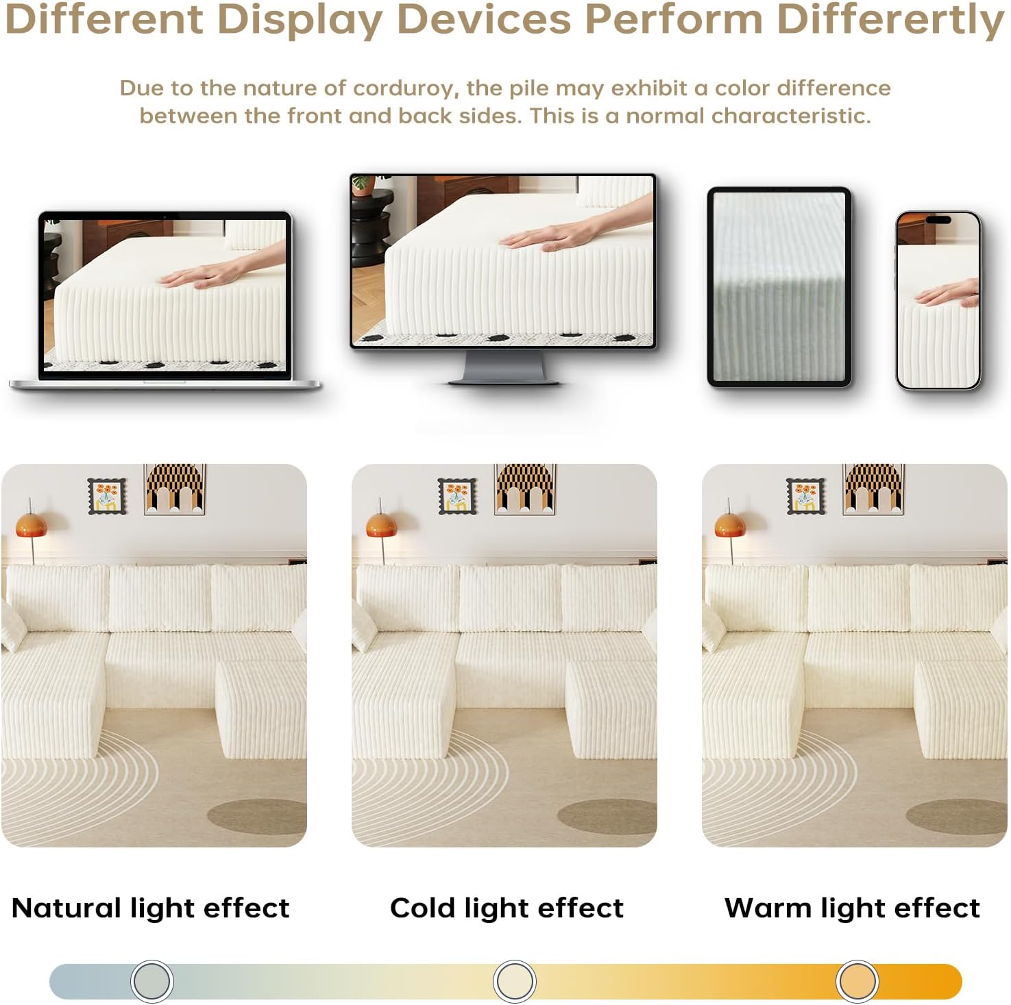L Shapes Boneless Cloud Couches for Living Room 4-Seat Modular Sectional Couch with Chaise Lounge, Comfy Flannel Fabric Sofa, Including Pillow and Backrest - Removable Washable, No Assembly Required