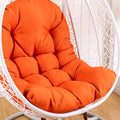 HUHJYUGE Hanging Basket Seat Cushion, Hanging Egg Chair Cushions, Hammock Chair Cushions, Thick Nest Back Pillow, Not-Slip, Washable, for Outdoor Patio Garden Swing Chair Cushion Seat Pads