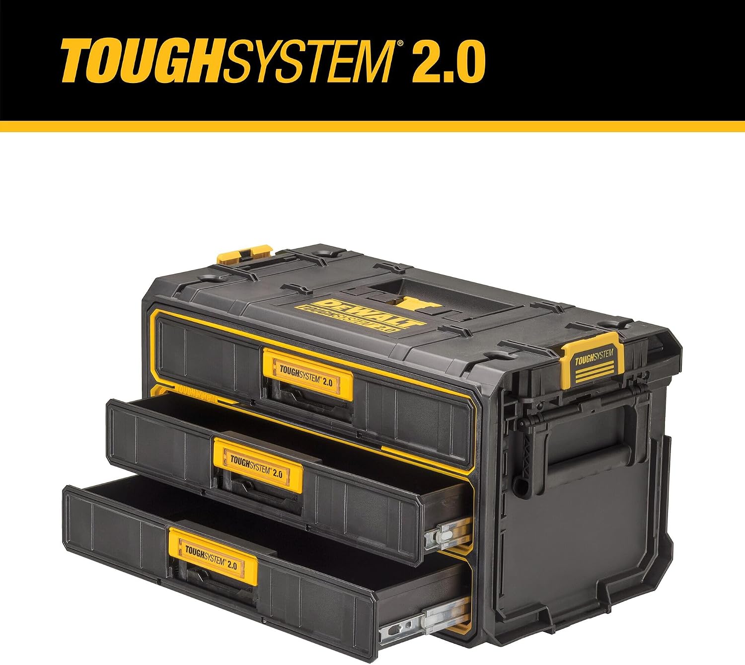 DEWALT TOUGHSYSTEM 2.0 Tool Organizer and Storage 3 Drawer Unit (DWST08330)