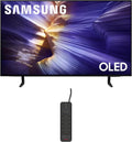 Samsung 42-Inch Class OLED S90F 4K Smart TV NQ4 AI Gen3 Processor, 4K AI Upscaling Pro, OLED HDR + Bundle with an AudioQuest G8 8-Outlet USB-A/USB-C AC Power Surge Protector (2025)