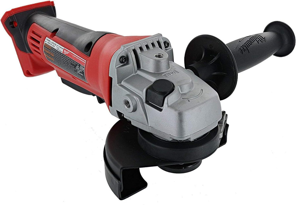 Milwaukee 2680-20 M18 18-Volt Lithium Ion 4 1/2 Inch Cordless Grinder with Burst Resistant Guard and Paddle Switch Design, Tool Only (Non-Retail Packaging)