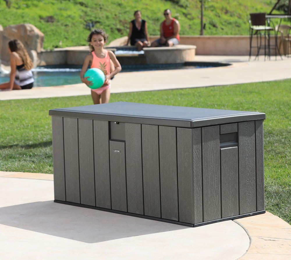 LIFETIME Outdoor Storage Box, 150 Gallon