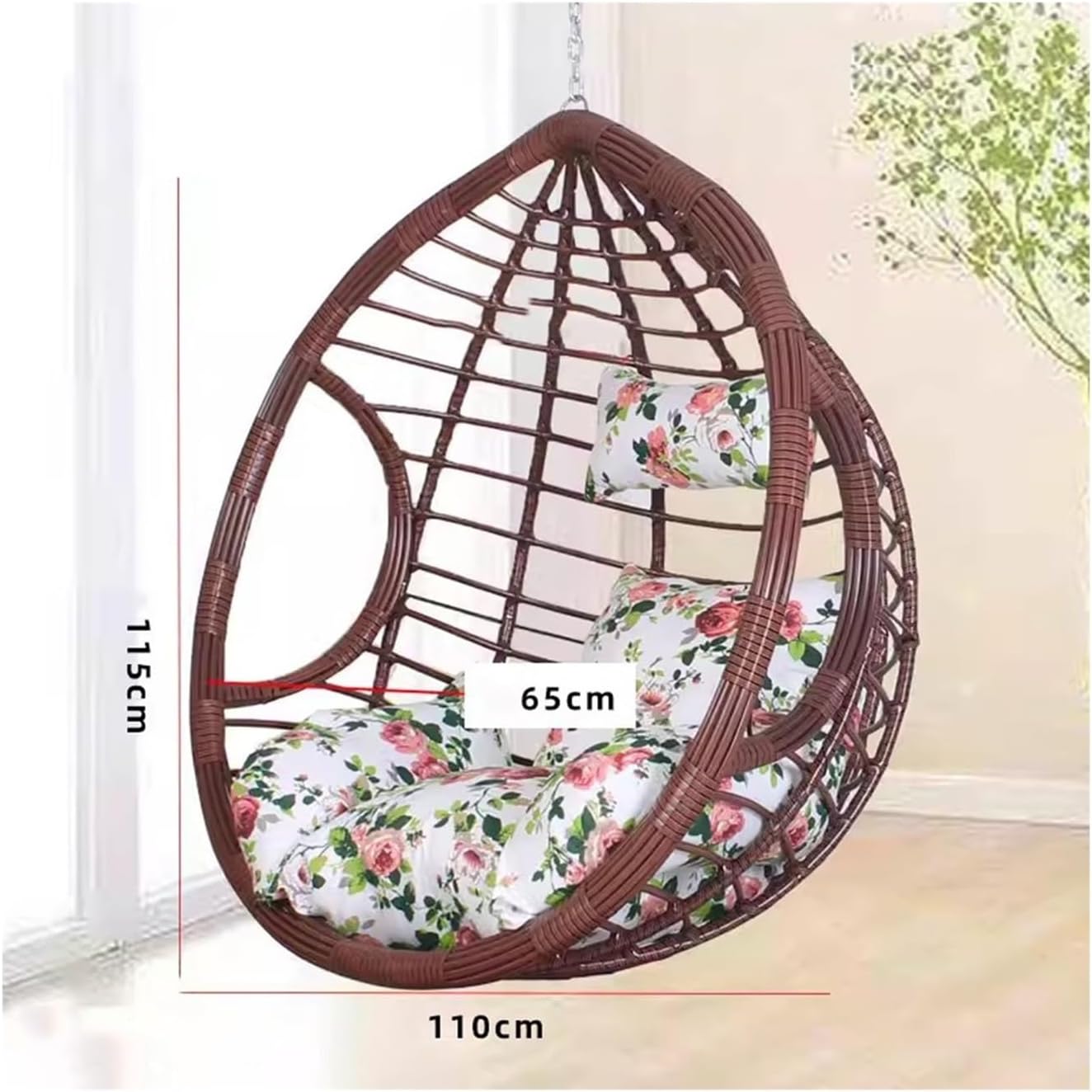 Wicker Chairs Hanging Chair Outdoor Swing Rocking Chair Indoor Balcony Hammock Household Hanging Basket Patio Chair