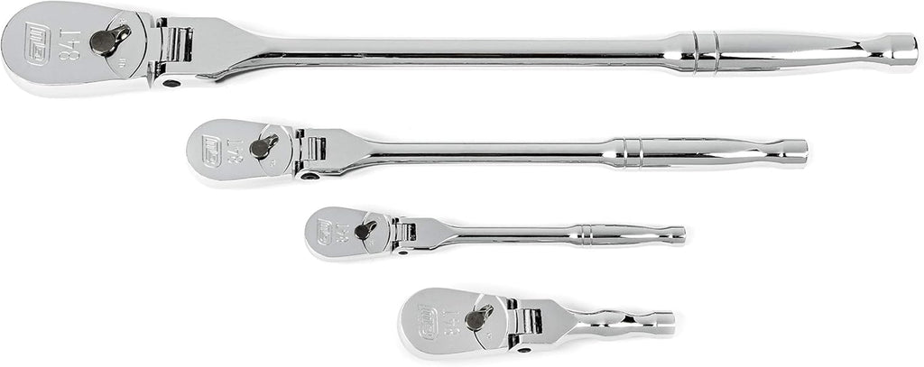 GEARWRENCH 4 Pc. Flex Handle RATCHET SET, 84T - 81230A-07