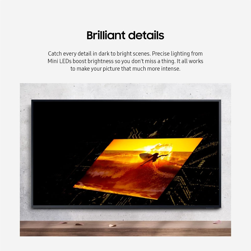 SAMSUNG 65-Inch Class Neo QLED 4K The Terrace Full Sun, Neo Quantum HDR+, Dolby Atmos, Weatherproof, Outdoor TV, (QN65LST9DAFXZA, 2024) 65' & 75' The Terrace Wall Mount