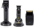 PRO Magnate DLC Fade Blade Hair Clippers for Mens,Barbers Professional Cordless Hair Clippers + Cordless Hair Trimmers Brushless and DLC Blade +Electric Razor Foil Shaver with Sharp Blades