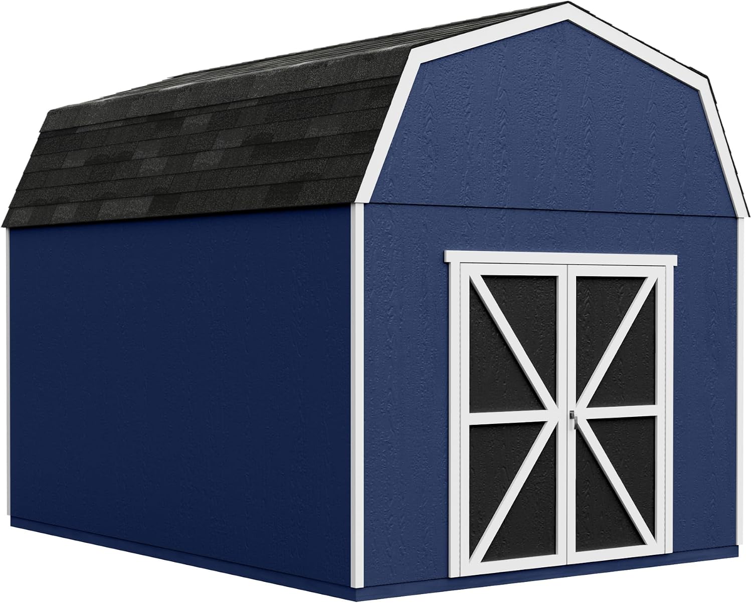 Handy Home Products Braymore 10x14 Do-It-Yourself Wooden Storage Shed- Does not Include Floor kit, Paint, or Roofing Shingles